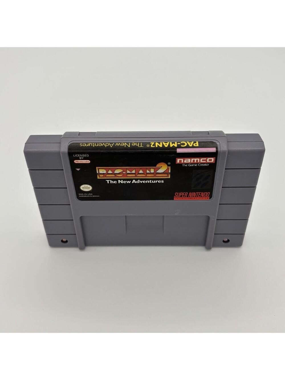 SNES Pac-Man 2 The New Adventures 1994 Super Nintendo Game Tested Working SNS-25